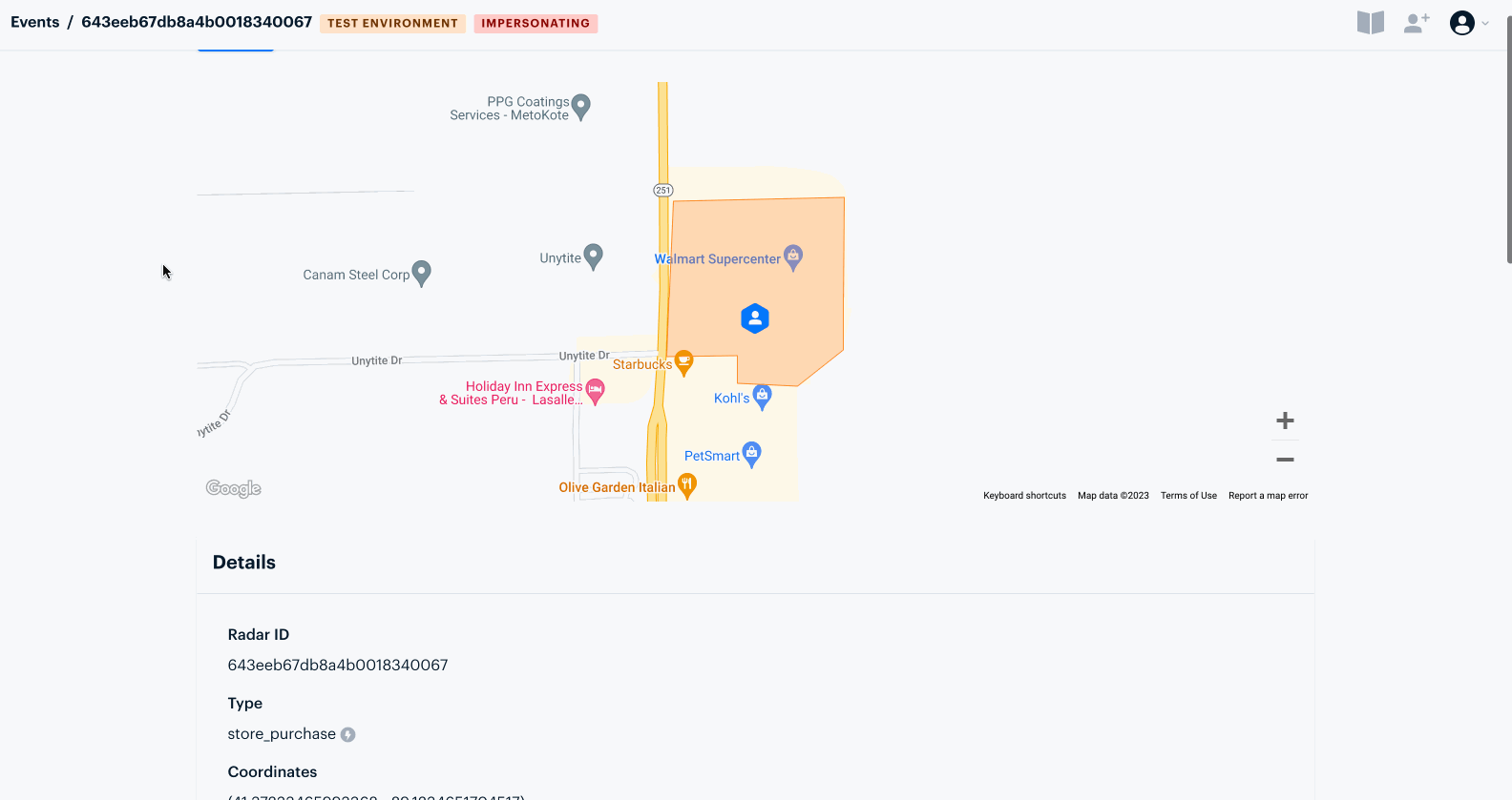 Conversion Event Detail Page Gi
