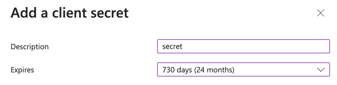 Azure Client Secret