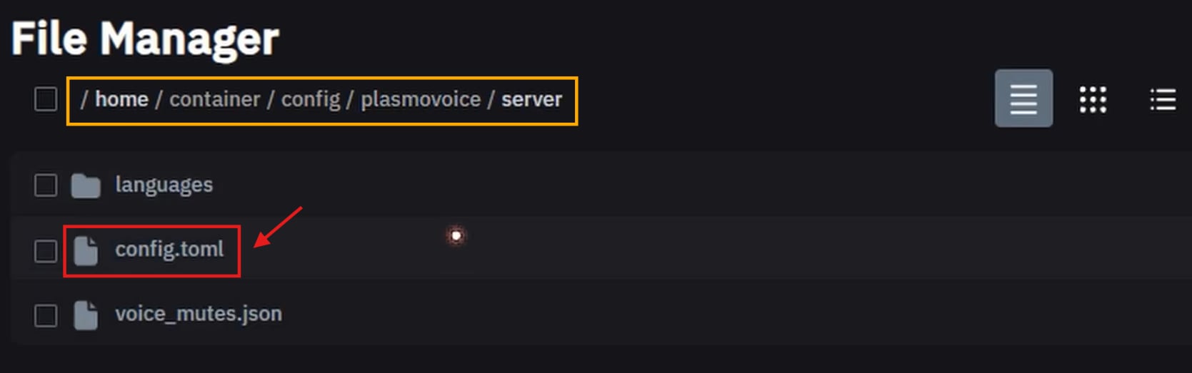 Mod Config
