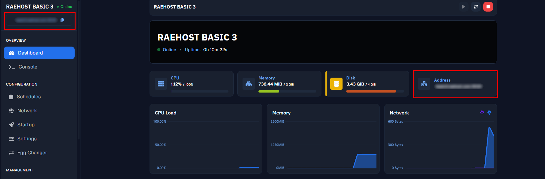 Ambil Server Address