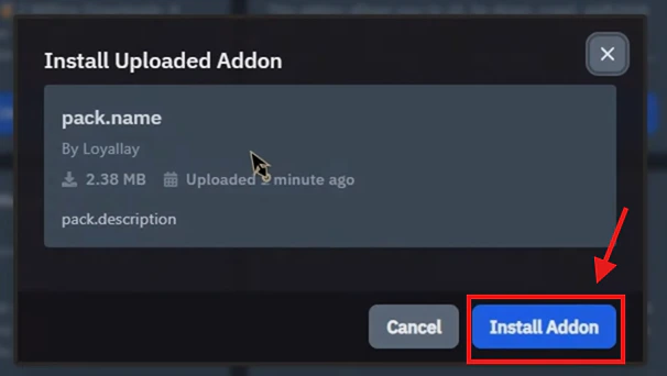 Install Uploaded