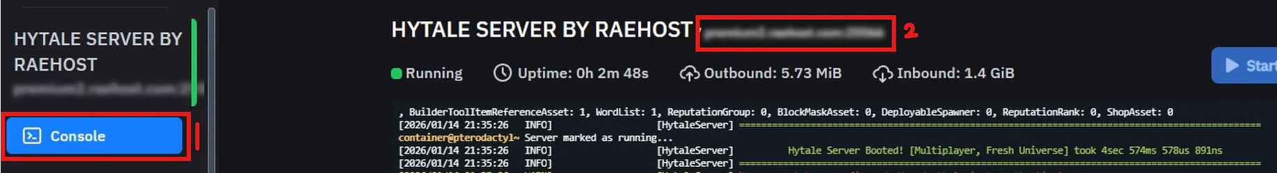Ambil Server Address