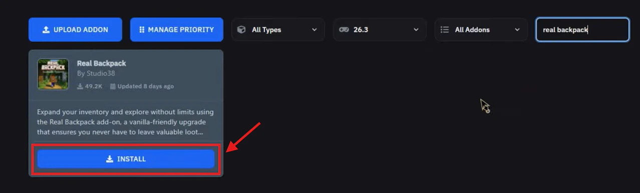Install Addon