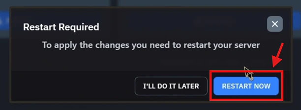 Restart Now