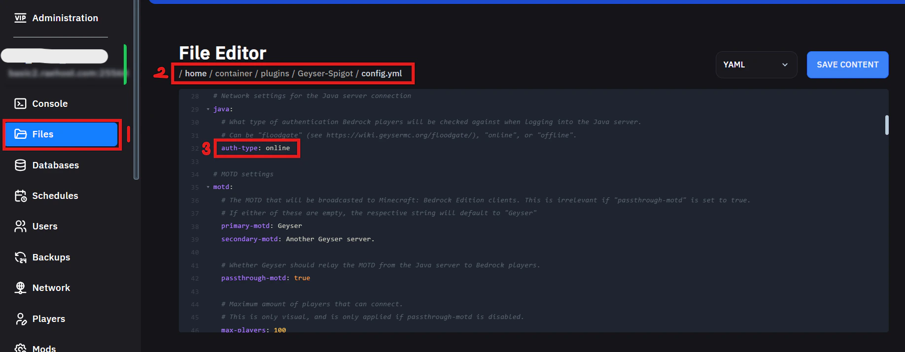 File Config