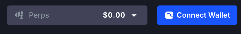 Connect Wallet button in the top right corner