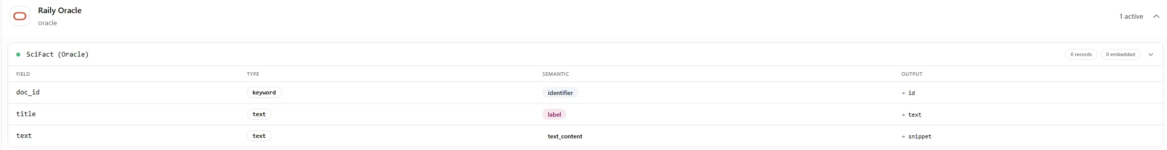 Collection configuration in the Data Catalog
