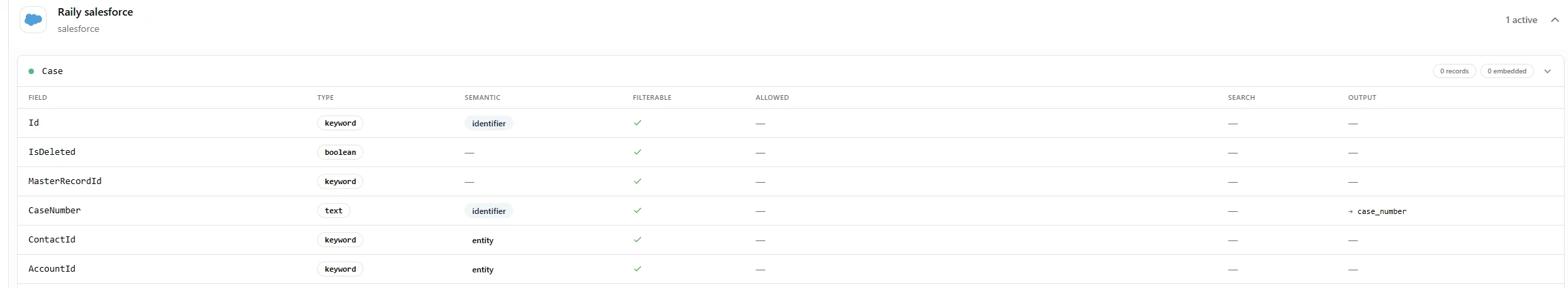 Collection configuration in the Data Catalog