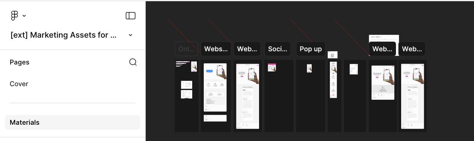 Apple Pay marketing assets Figma template