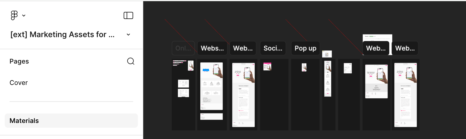 Apple Pay marketing assets Figma template