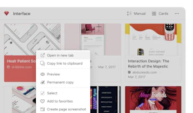 Web archive of a saved page