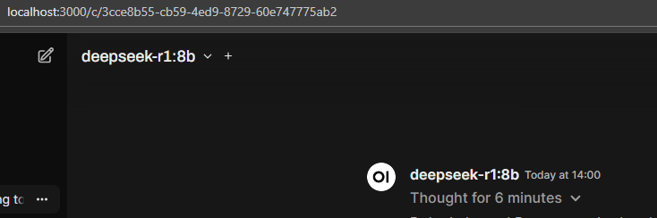 DeepSeek Chat interface