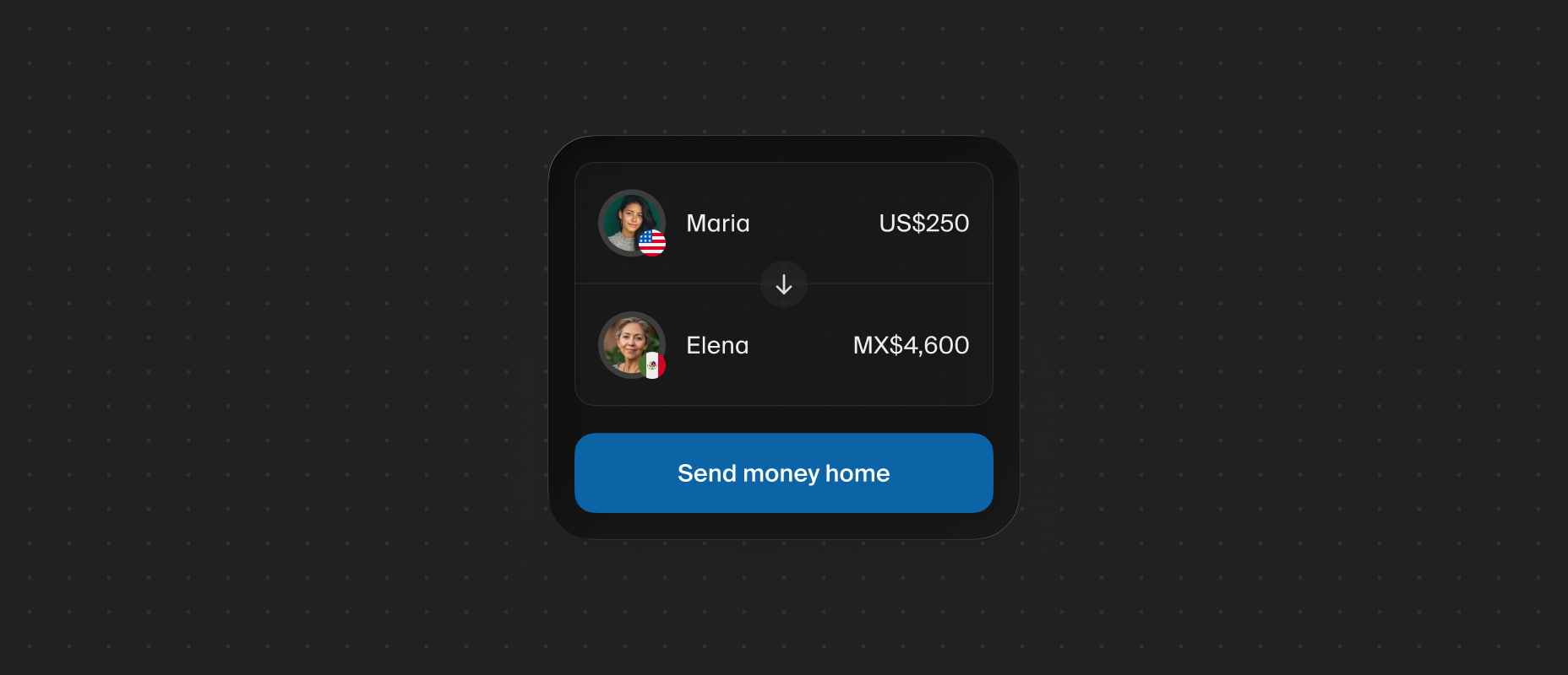 Global P2P quickstart hero