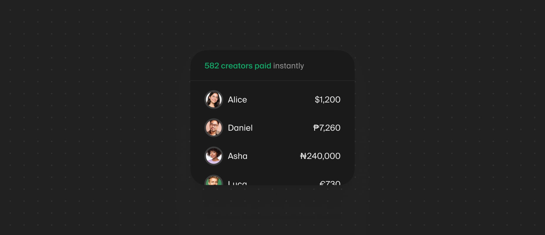 Payouts quickstart hero