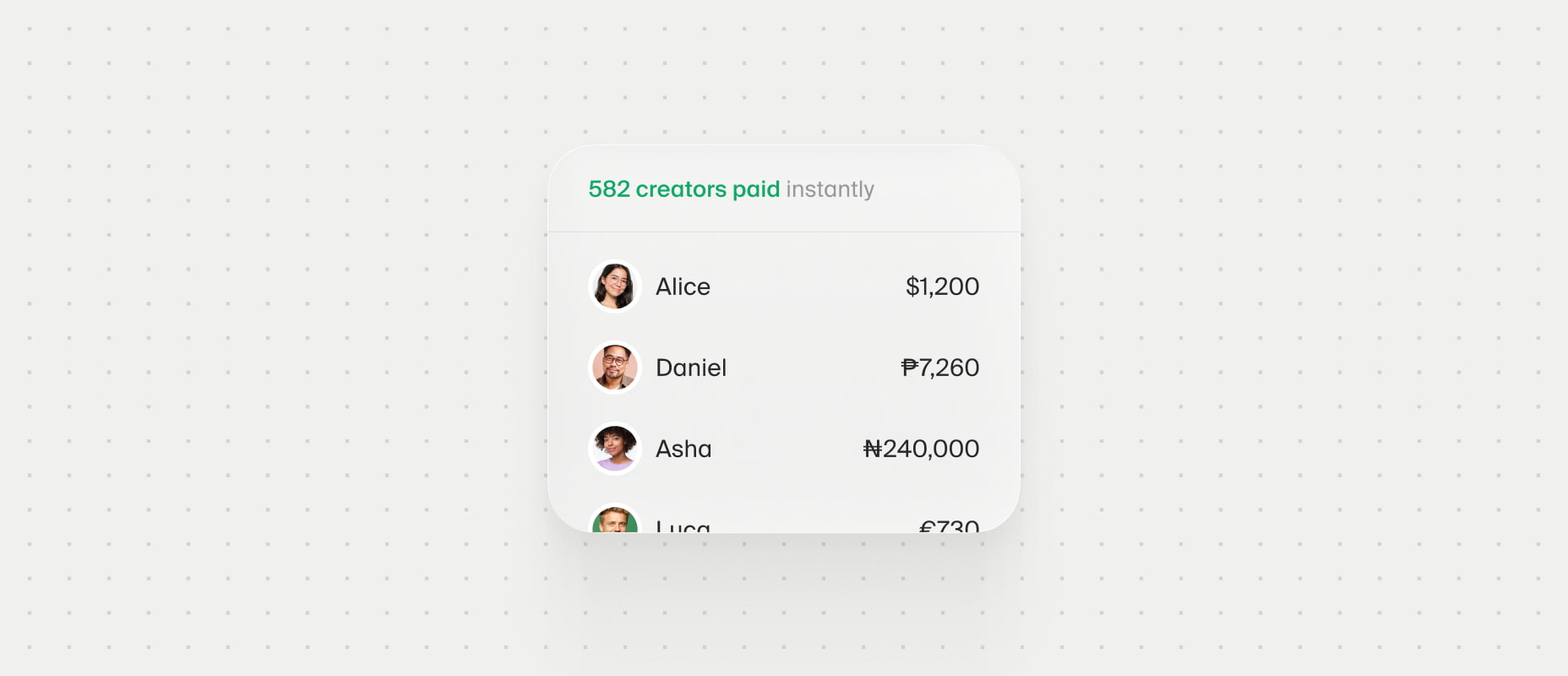 Payouts quickstart hero
