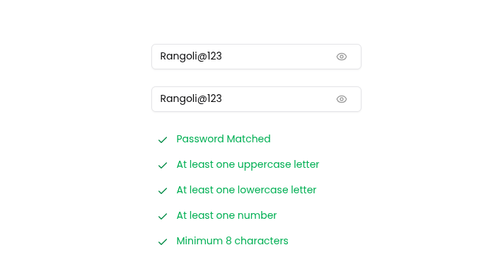 password input