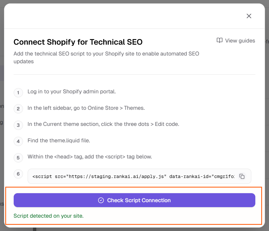 View page source