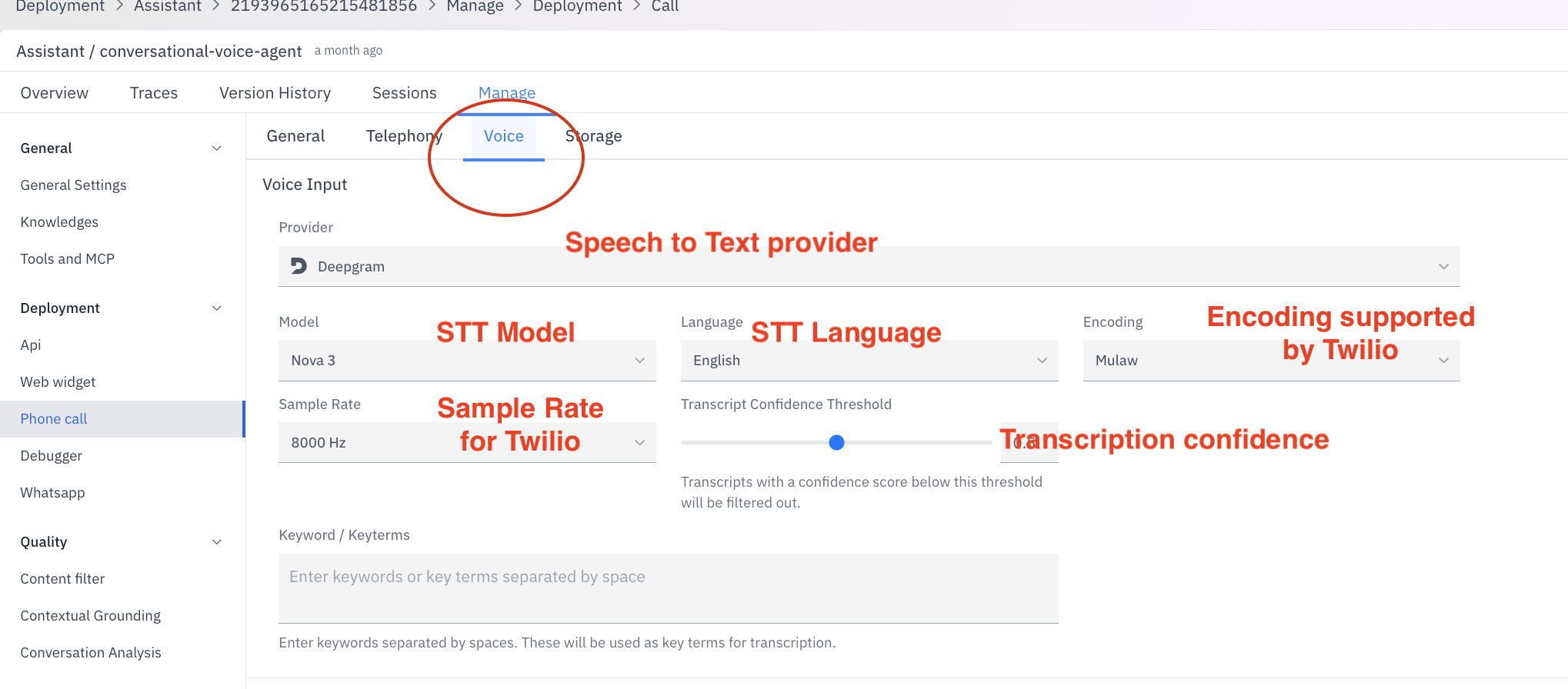 Configure Twilio Step 7
