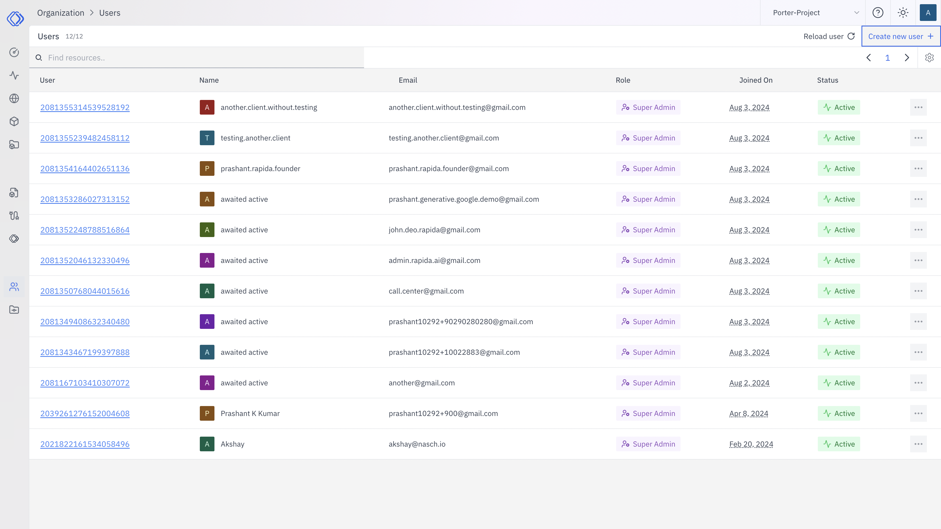 User Management - rapida.ai documentation