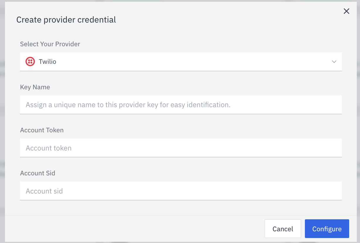 View Provider Credential