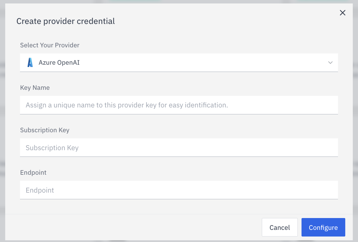 Create Provider Credential