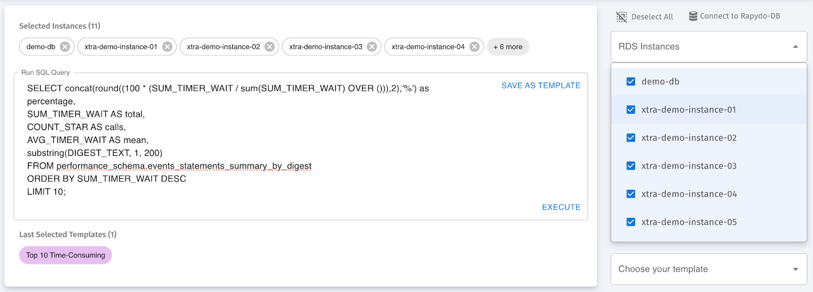 Execute Query View