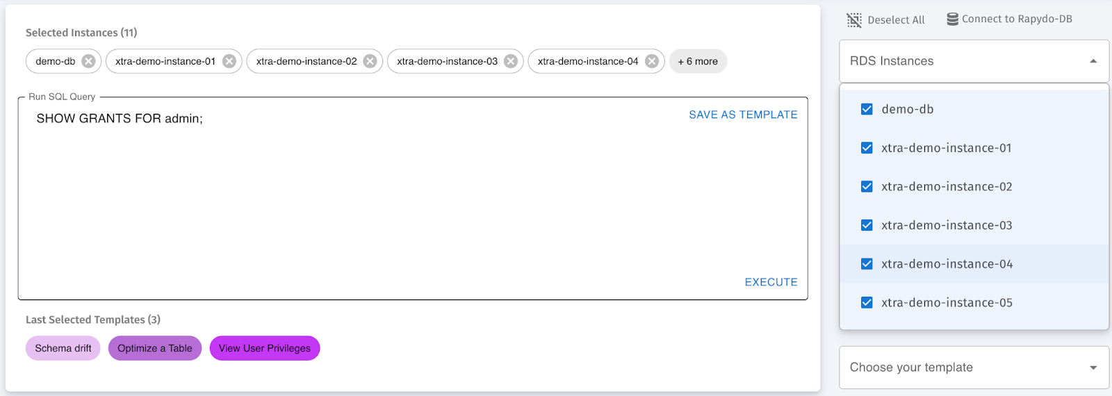 Execute Query View
