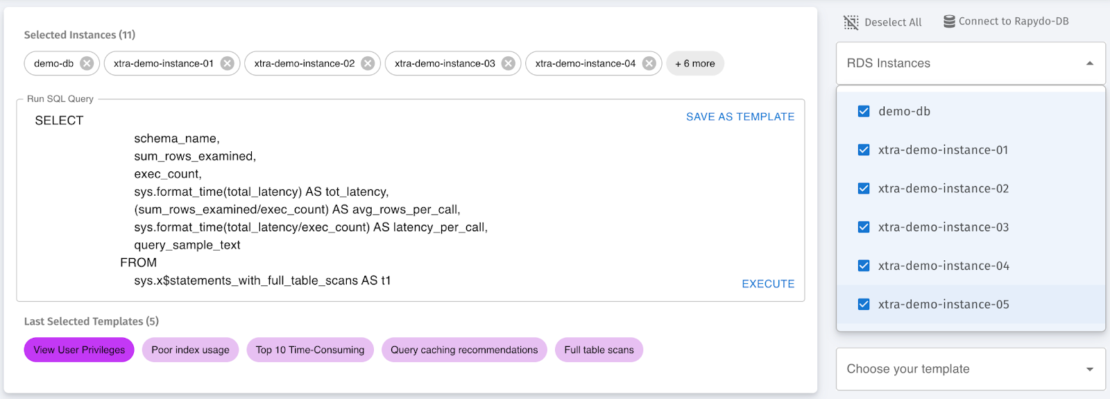 Execute Query View
