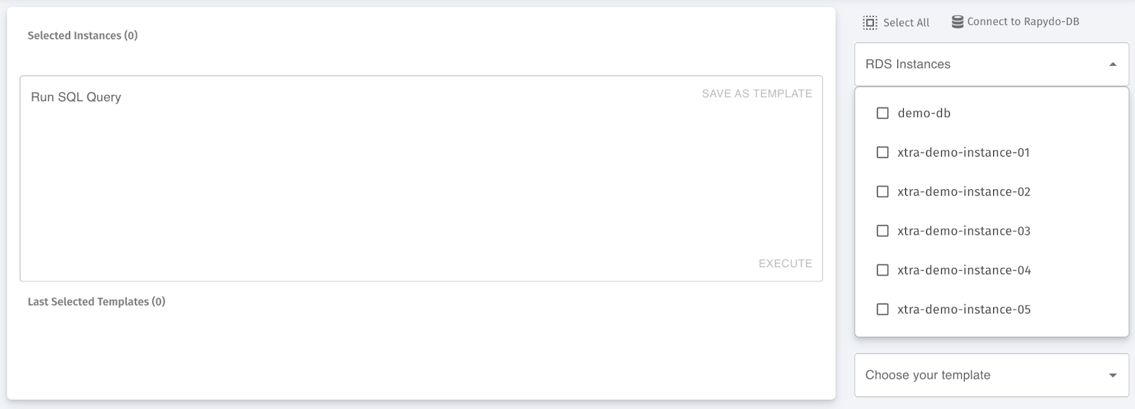 Execute Query View