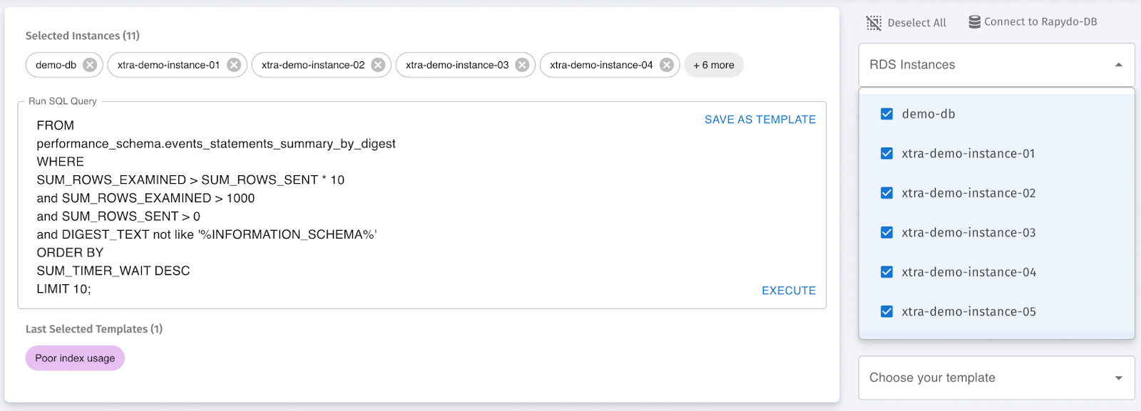 Execute Query View