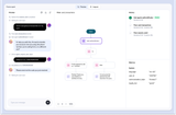 Rasa Inspector showing the Preview, Flow, History, and Memory panels.
