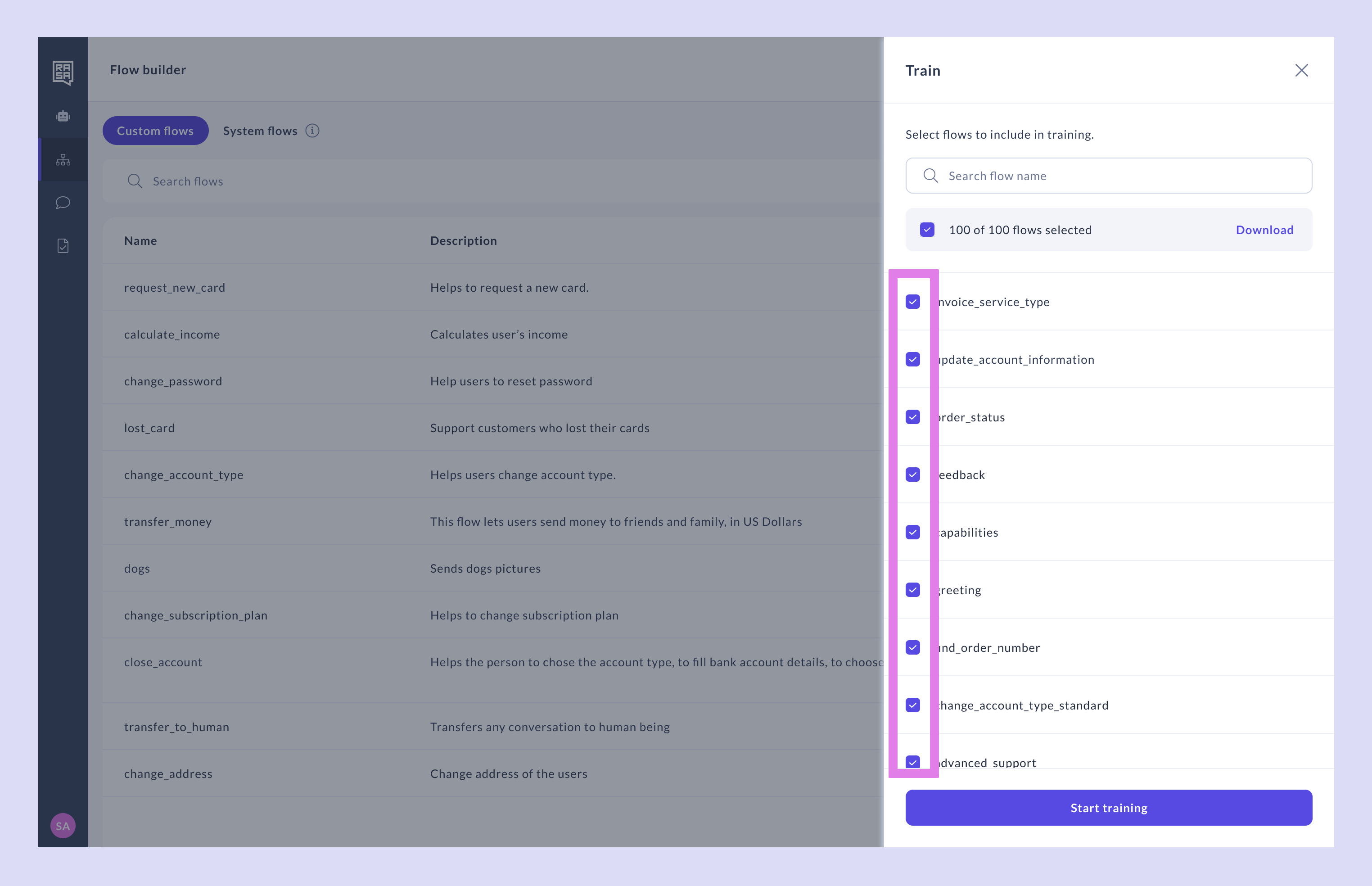 Select Flows