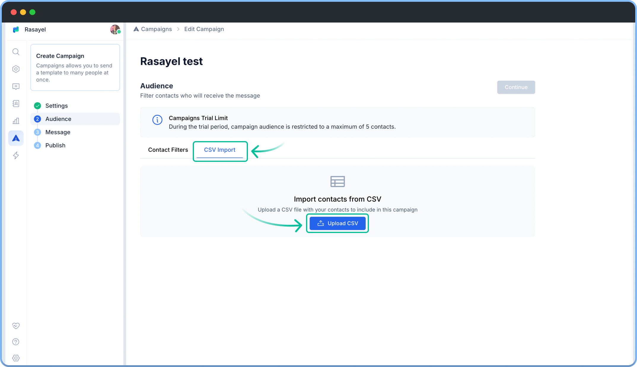 Campaigns Audience Pn