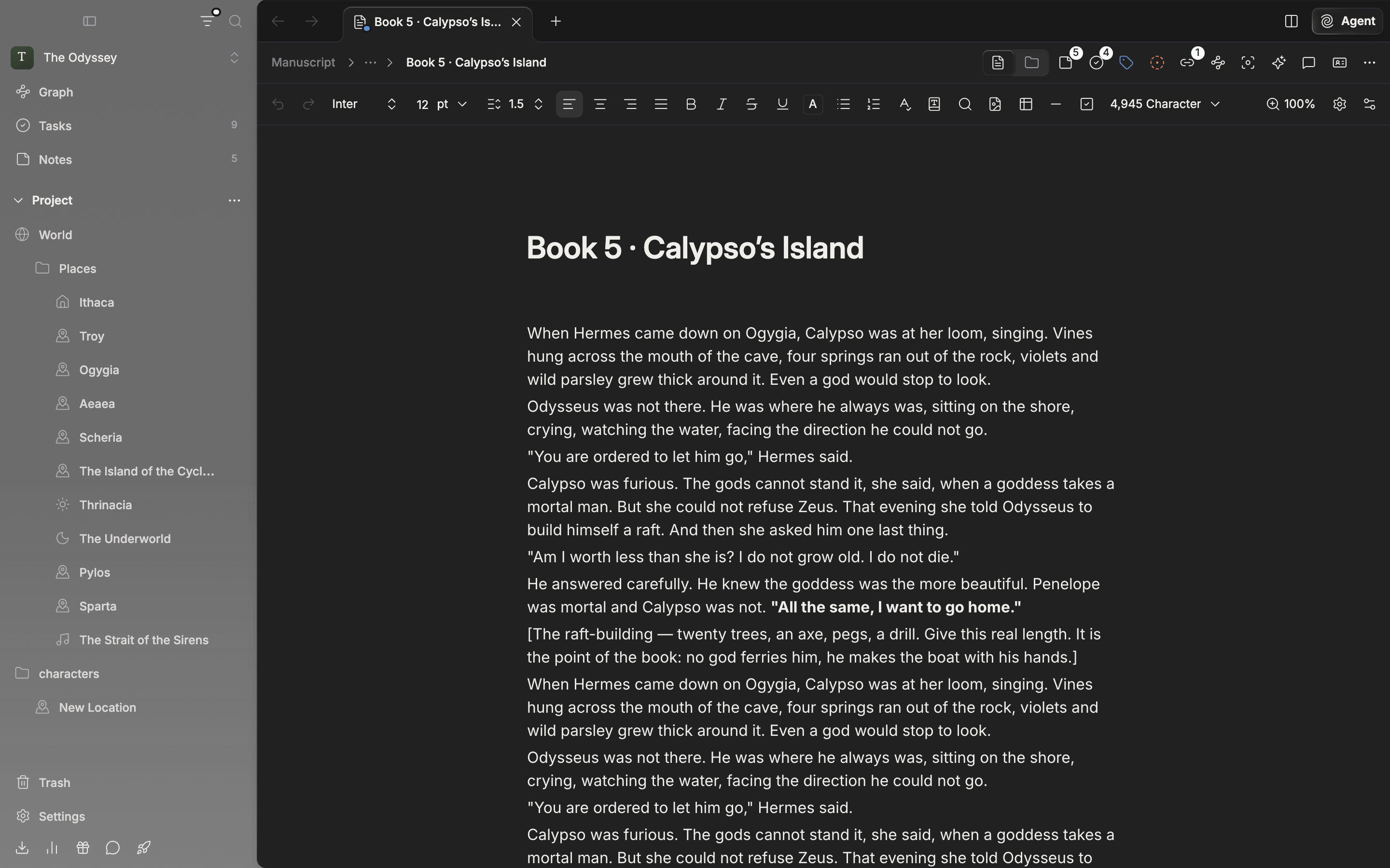 The sidebar filtered by Type ▸ Sheet ▸ Location. Only the location sheets and the folders holding them remain, with a dot at the top right of the funnel icon.