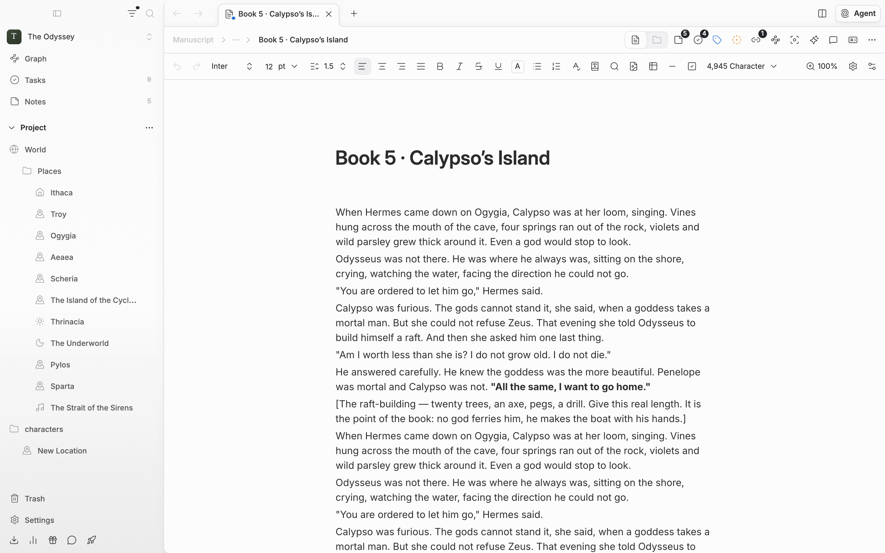 The sidebar filtered by Type ▸ Sheet ▸ Location. Only the location sheets and the folders holding them remain, with a dot at the top right of the funnel icon.
