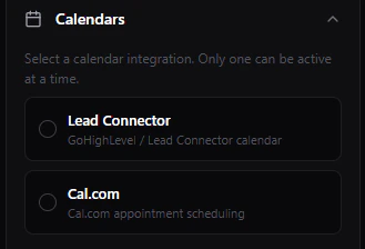 Calendar Integrations