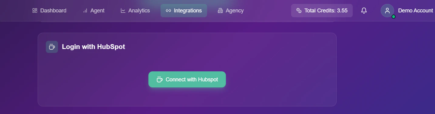 Integrations Dashboard