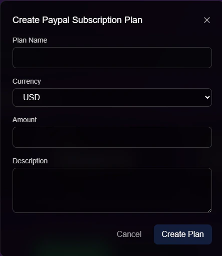 PayPal Subscription