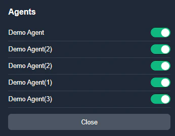 Manage Agents List