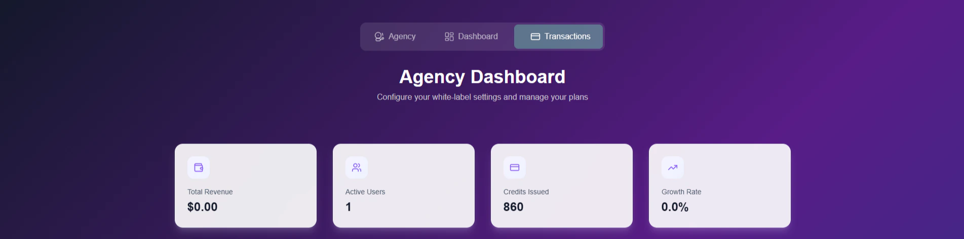 Transactions Dashboard