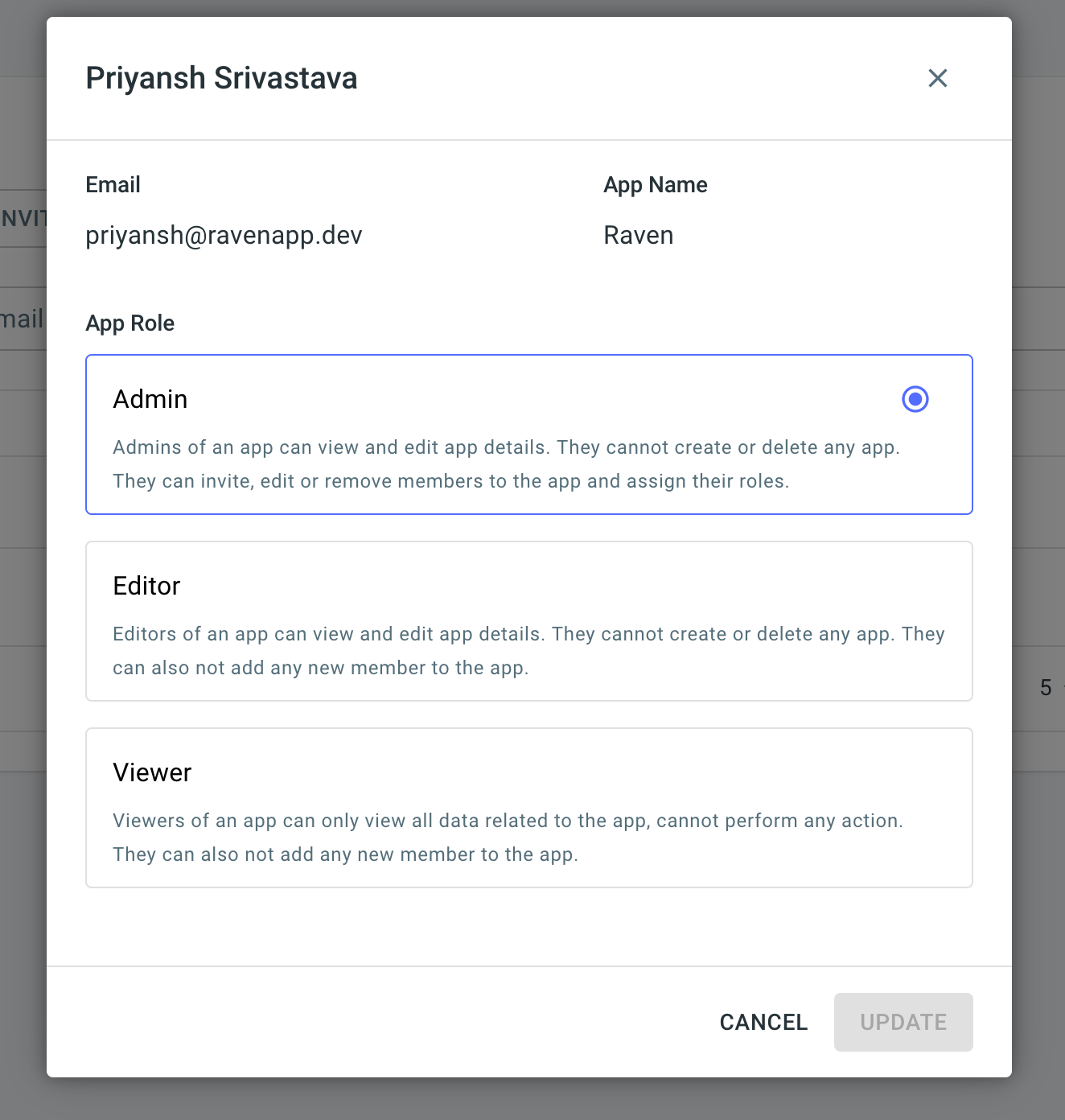 Invite Member to App