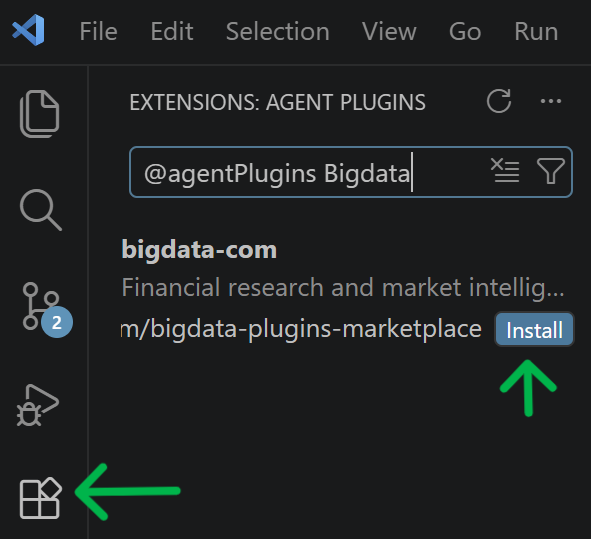 Bigdata plugin installation