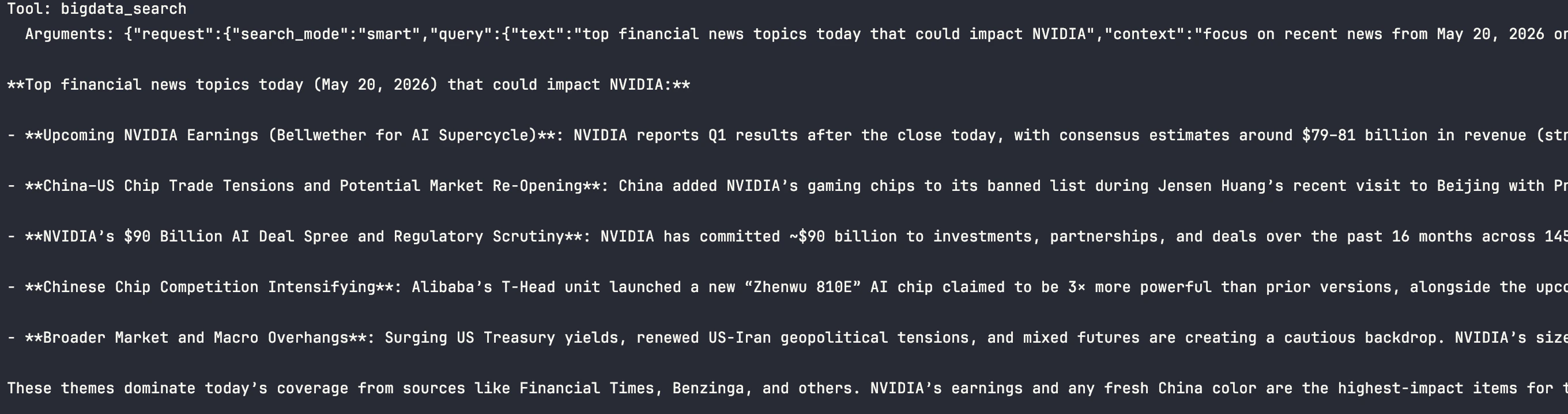 Grok results