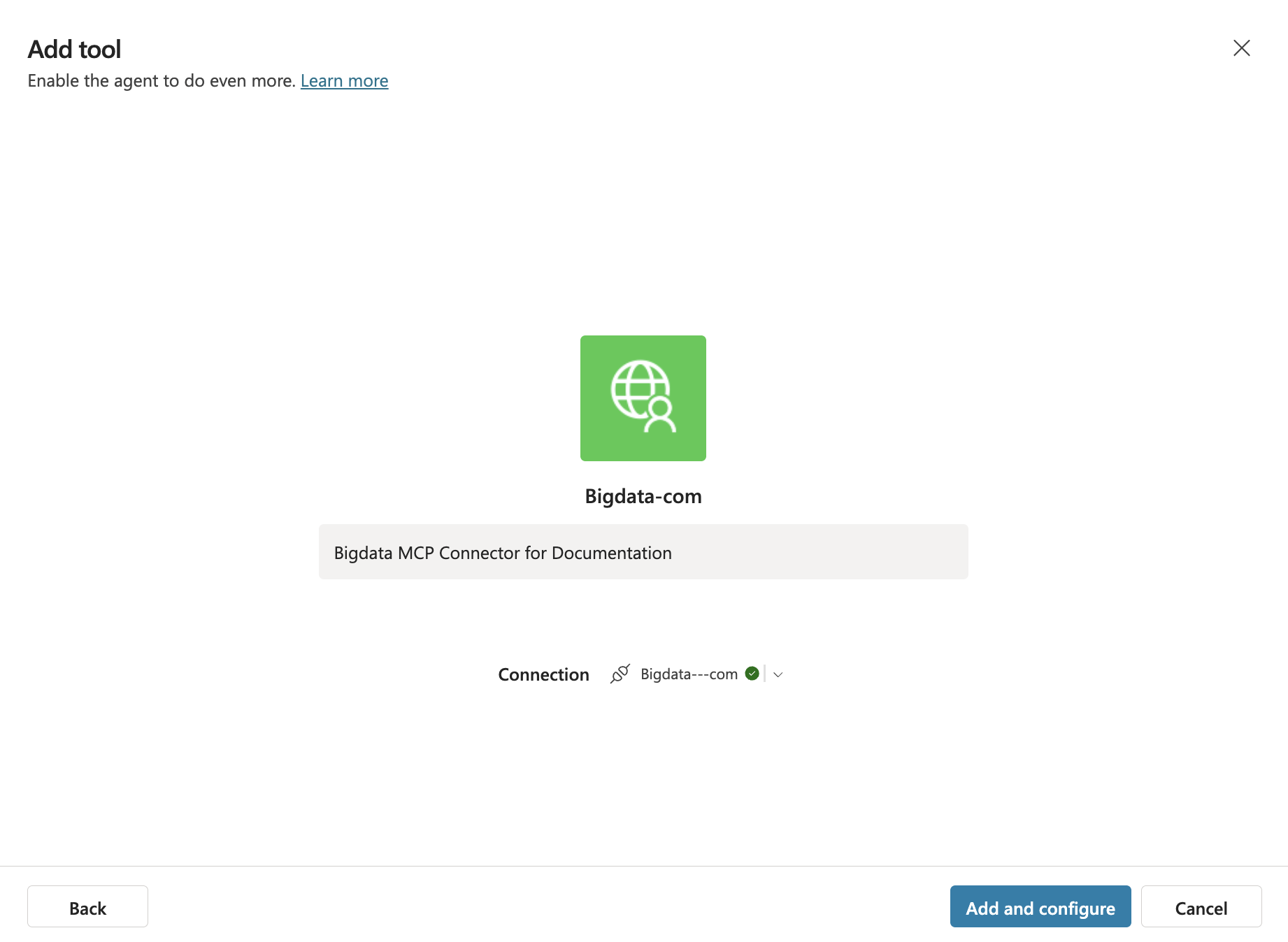 Copilot MCP connection confirmation