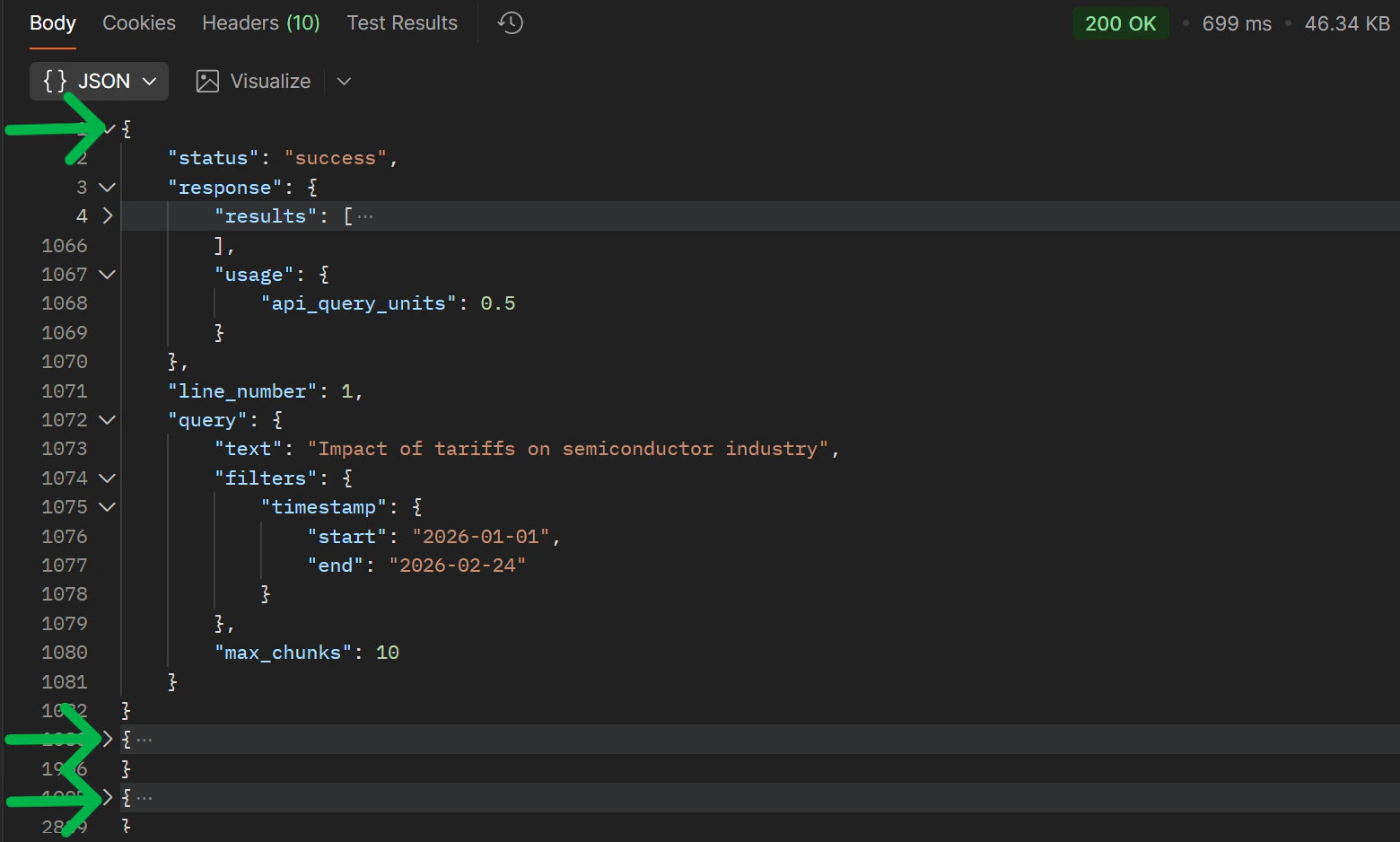 Batch Search output file