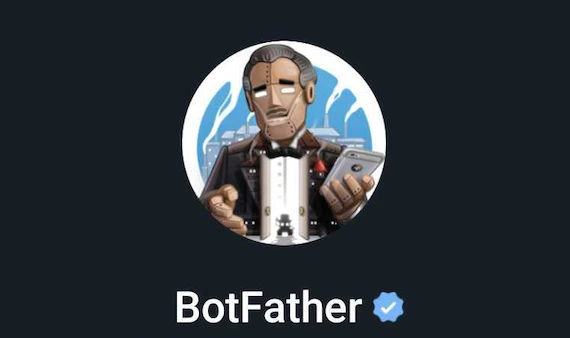 BotFather — official Telegram bot with blue checkmark