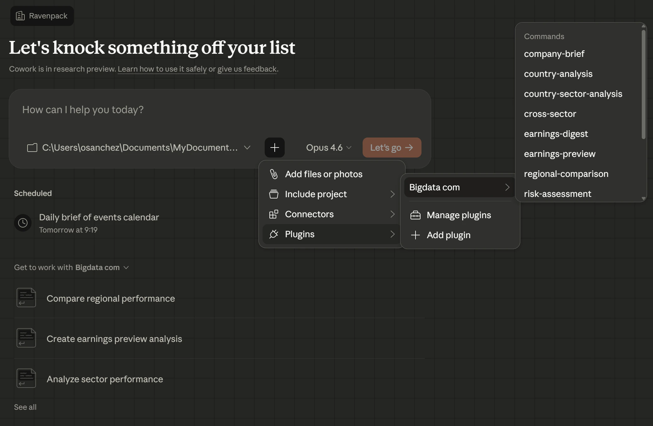 Bigdata.com Plugin for Claude