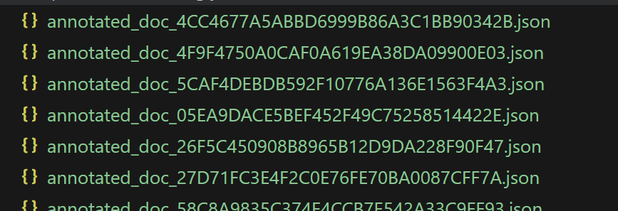 Annotated files