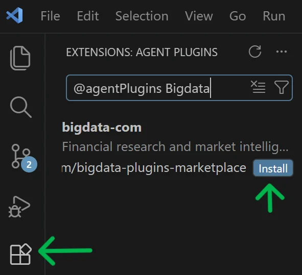 Bigdata plugin installation