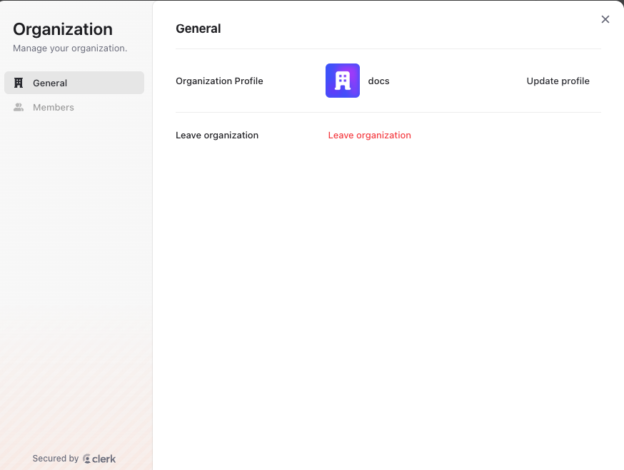 Organization Manager Pn